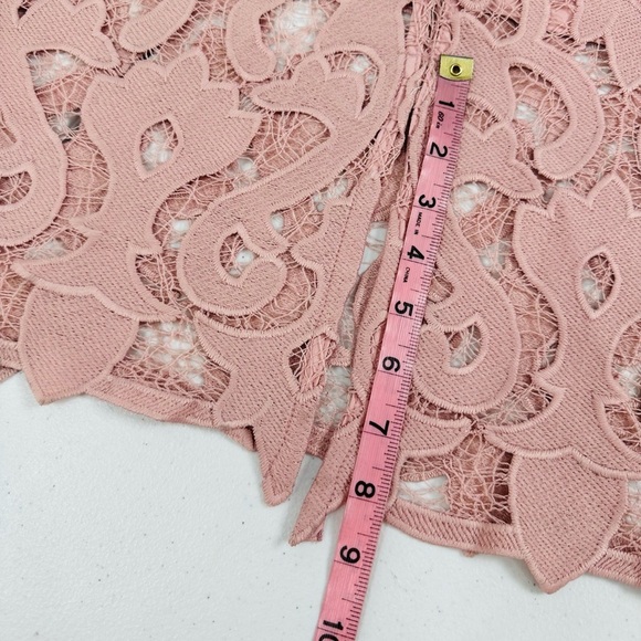 Bardot Lina Lace Sheath Dress In Pink Rose - Picture 11 of 16